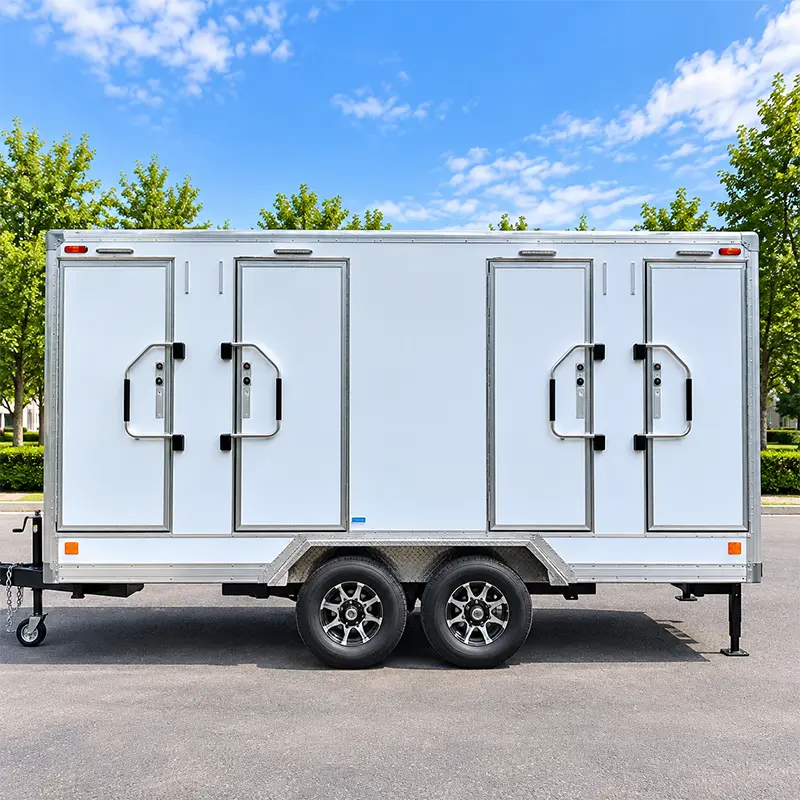 Trailer Four Station Luxury Restroom Trailer