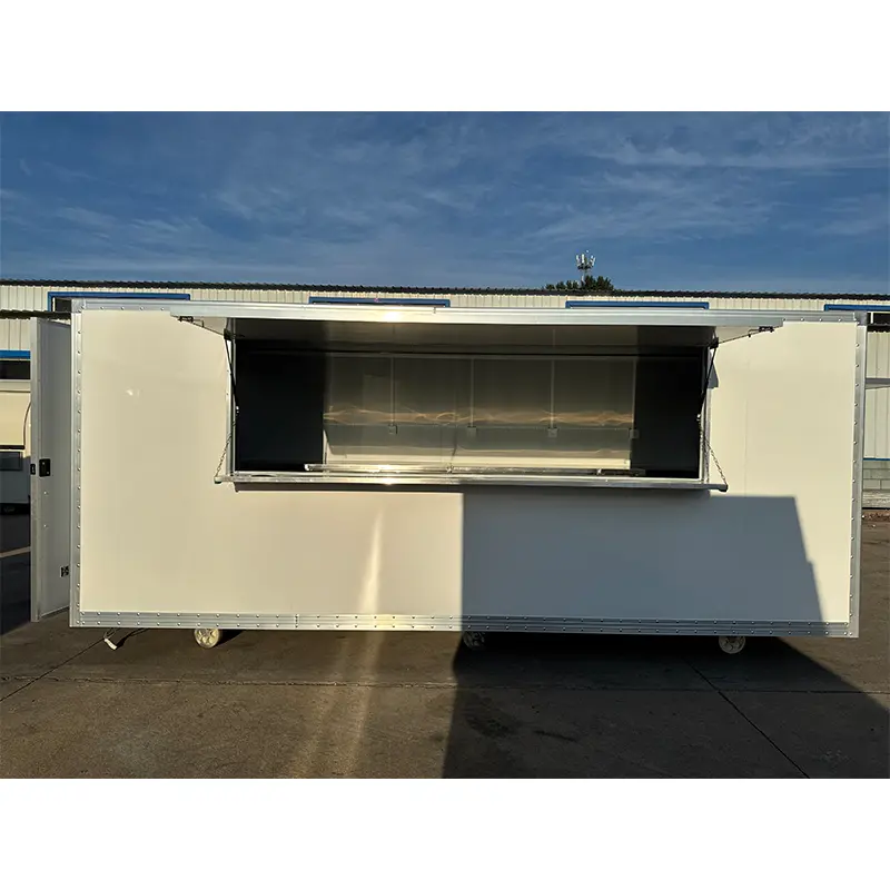 Heavy-Duty Steel Outdoor Kiosk Street Food
