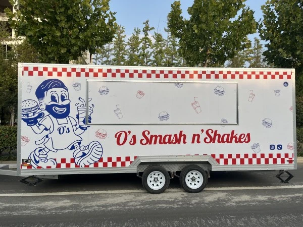 Mobile Bakery Fast Food Kitchen Trailer